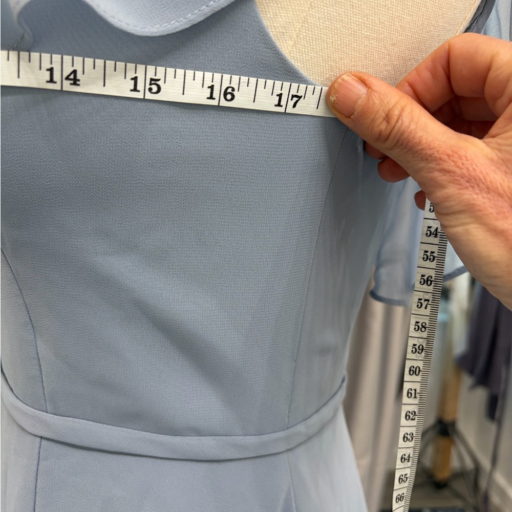 Azazie Light Blue Maxi Dress - Picture 5 of 11